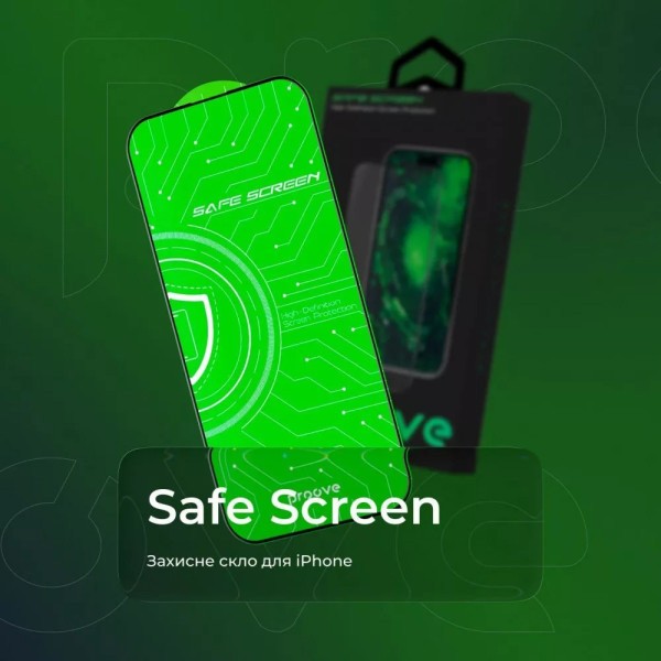 Фото - Захисне скло для смартфону Proove Safe Screen iPhone 16 Pro/17 Black (67483)